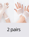 Fishnet Fingerless Long Gloves