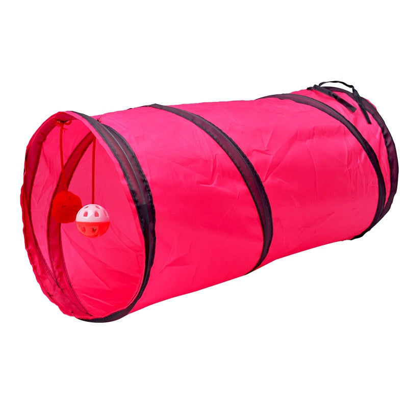 Cat Tunnel Play Tubes With  Collapsible Balls