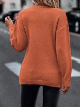 Load image into Gallery viewer, V-neck Knitted Off Shoulder Cross Pullover
