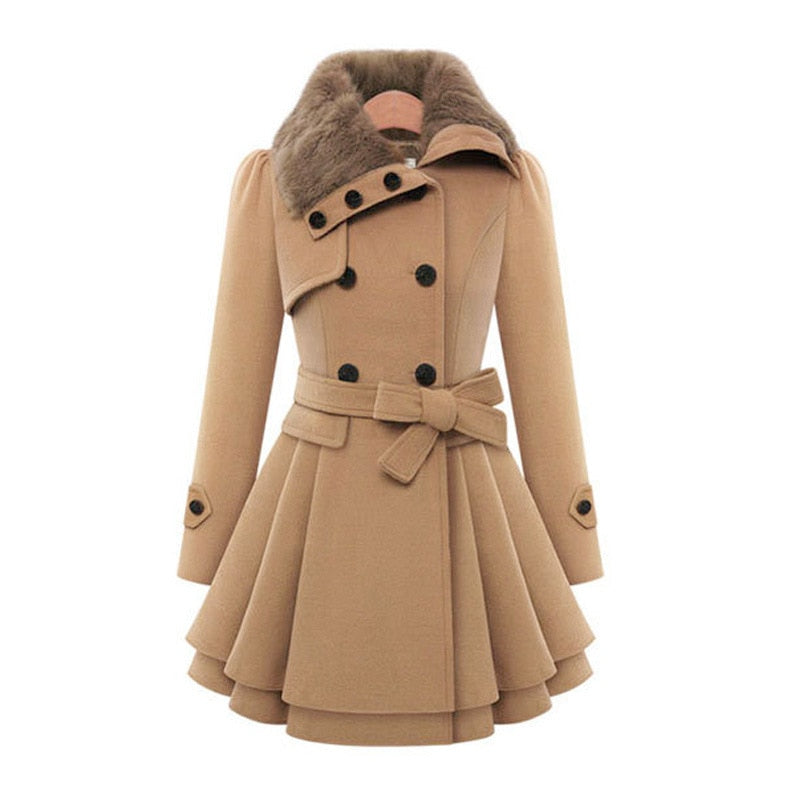 Thick Double Breasted Winter Jacket