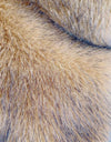 Hooded High Quality Faux Fur Top Coat