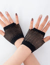 Fishnet Fingerless Long Gloves