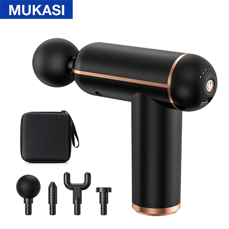 Portable Percussion Pistol Massager For Body Neck Deep Tissue Muscle