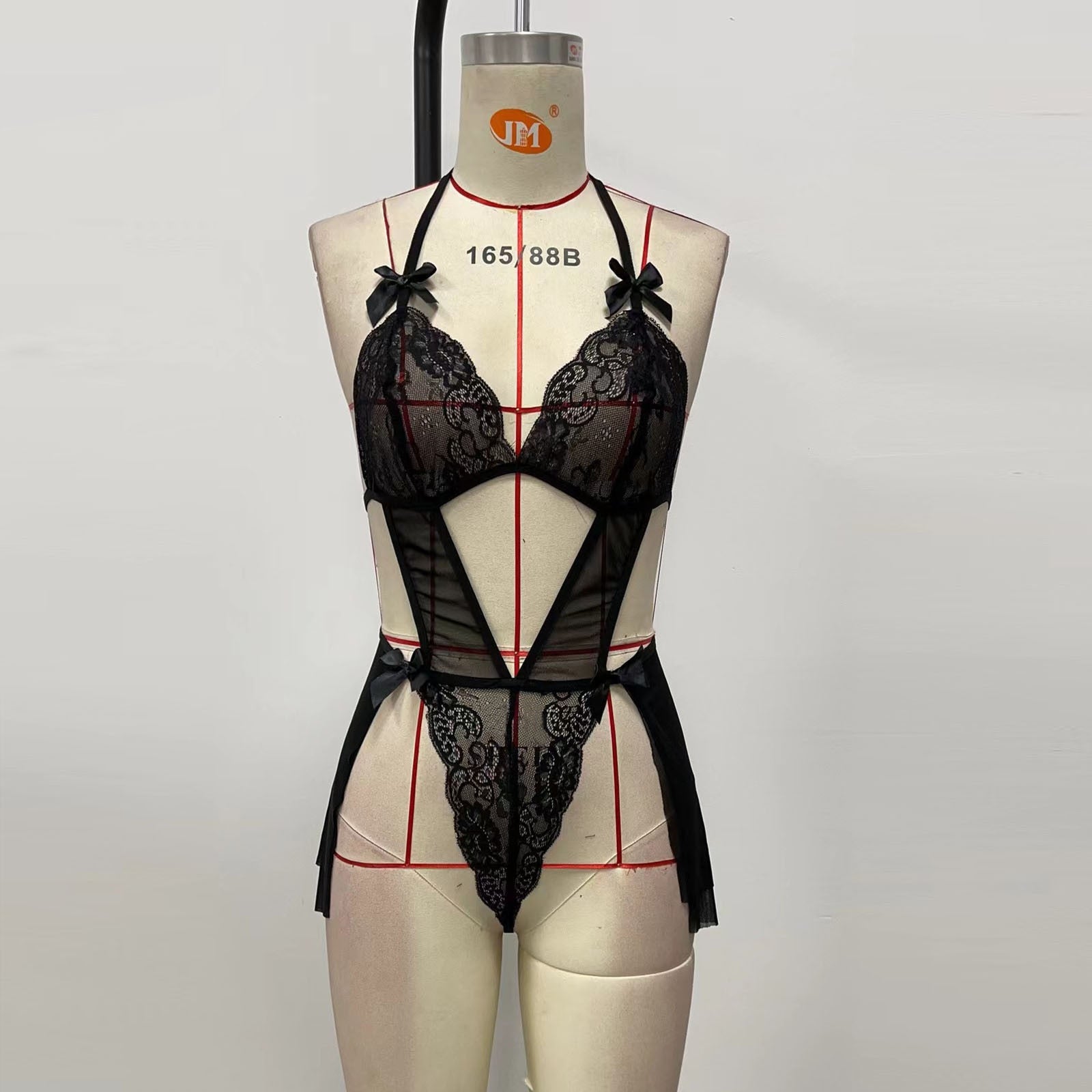 One-Piece Halter V-neck Sexy Bodysuit