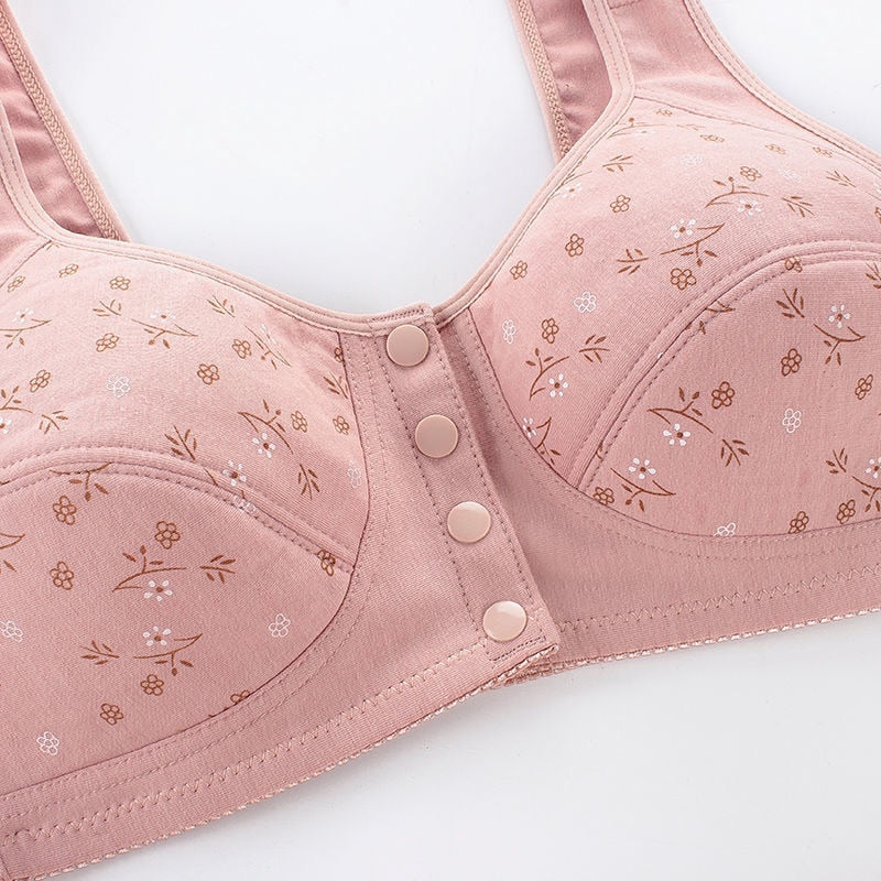 Breathable Wireless Push Up Full Sports Bra