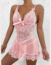 Satin Lace Sexy Sling Nightdress
