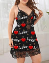 Satin Plus Size Sling Nightdress