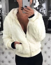 New Faux Fur Coat With Hood
