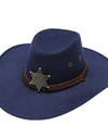 Western cowboy Sheriff hat