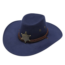 Load image into Gallery viewer, Western cowboy Sheriff hat
