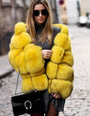 High Quality Warm Thick Hooded Fur Winter Coat