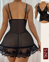 Satin Lace Sexy Sling Nightdress
