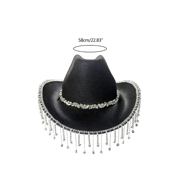 Rhinestone Cowboy Hat for Women
