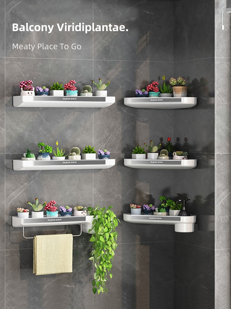 Bathroom Shelves No-drill Corner Shelf Wall-mounted Shower Storage Rack/Holder