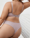 Plus size Sexy Lace thong And Bra set