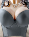 Hide Back Fat With Anti-sagging Deep Cup Push Up Shaper Bra
