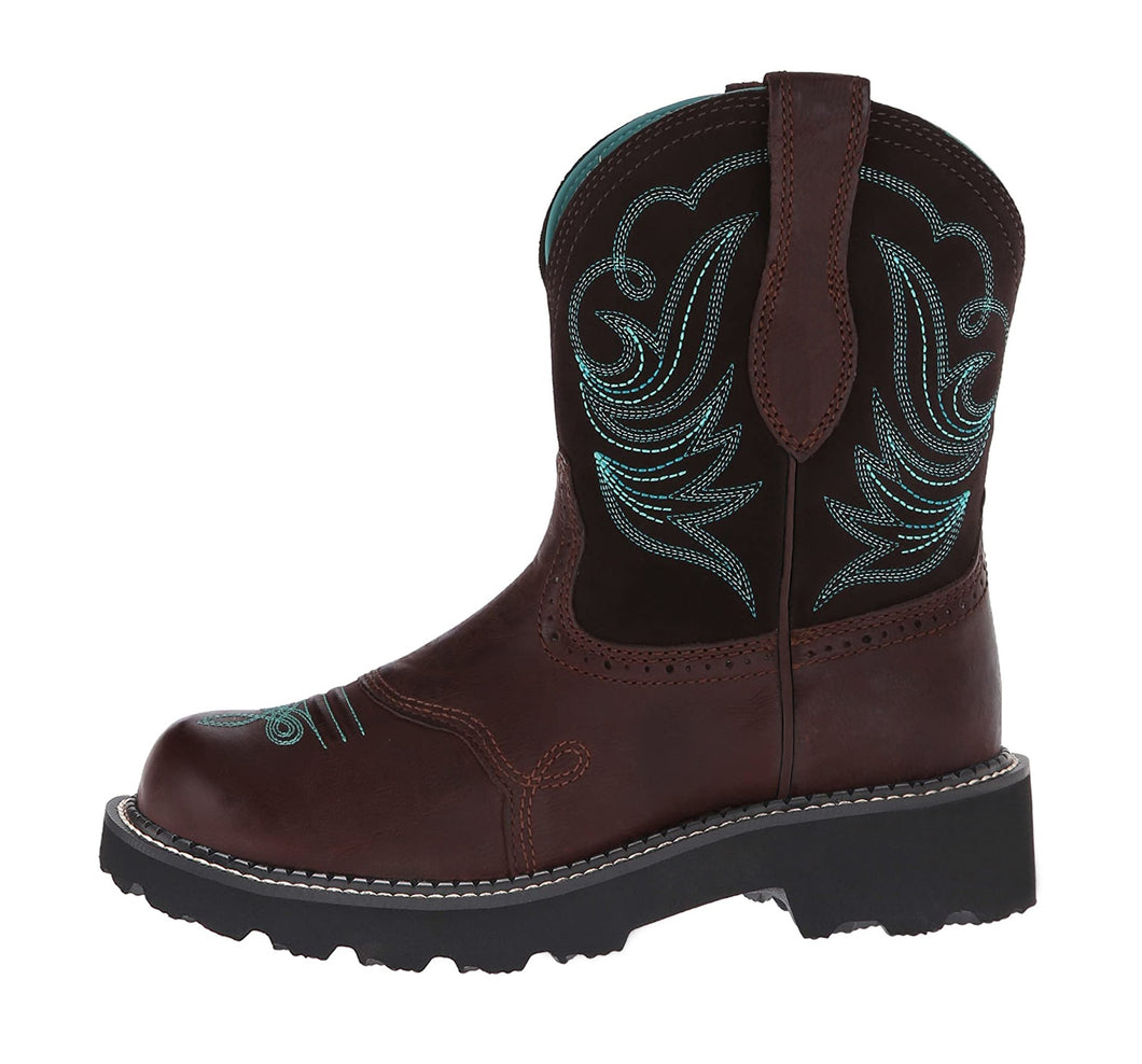 Embroidered Mid-calf Comfort Western Boots