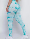 Lightning Marble Scrunch Butt Leggings