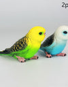 25cm Handmade Simulation Parrot Lawn Figurine