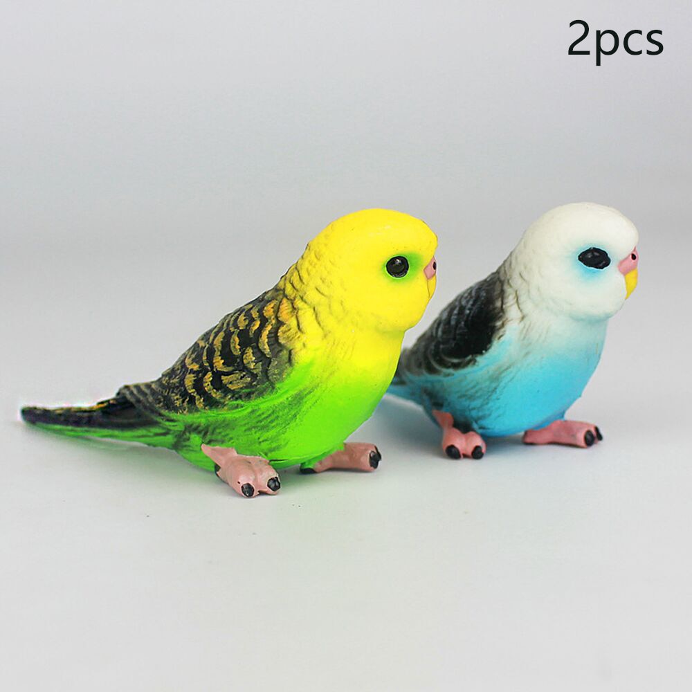 25cm Handmade Simulation Parrot Lawn Figurine
