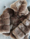 High Quality Warm Thick Hooded Fur Winter Coat