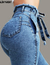 High Quality High Waist Denim  Jeans