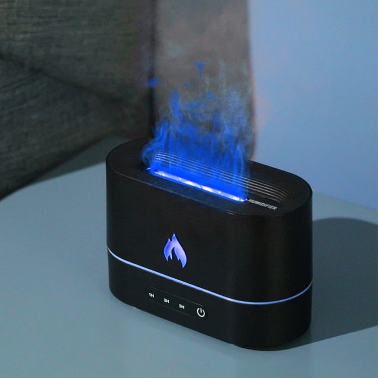 180ML USB Essential Oil Diffuser Simulation Flame
