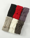 1Pair Braided Bowknot Knee High Long Sock Stockings