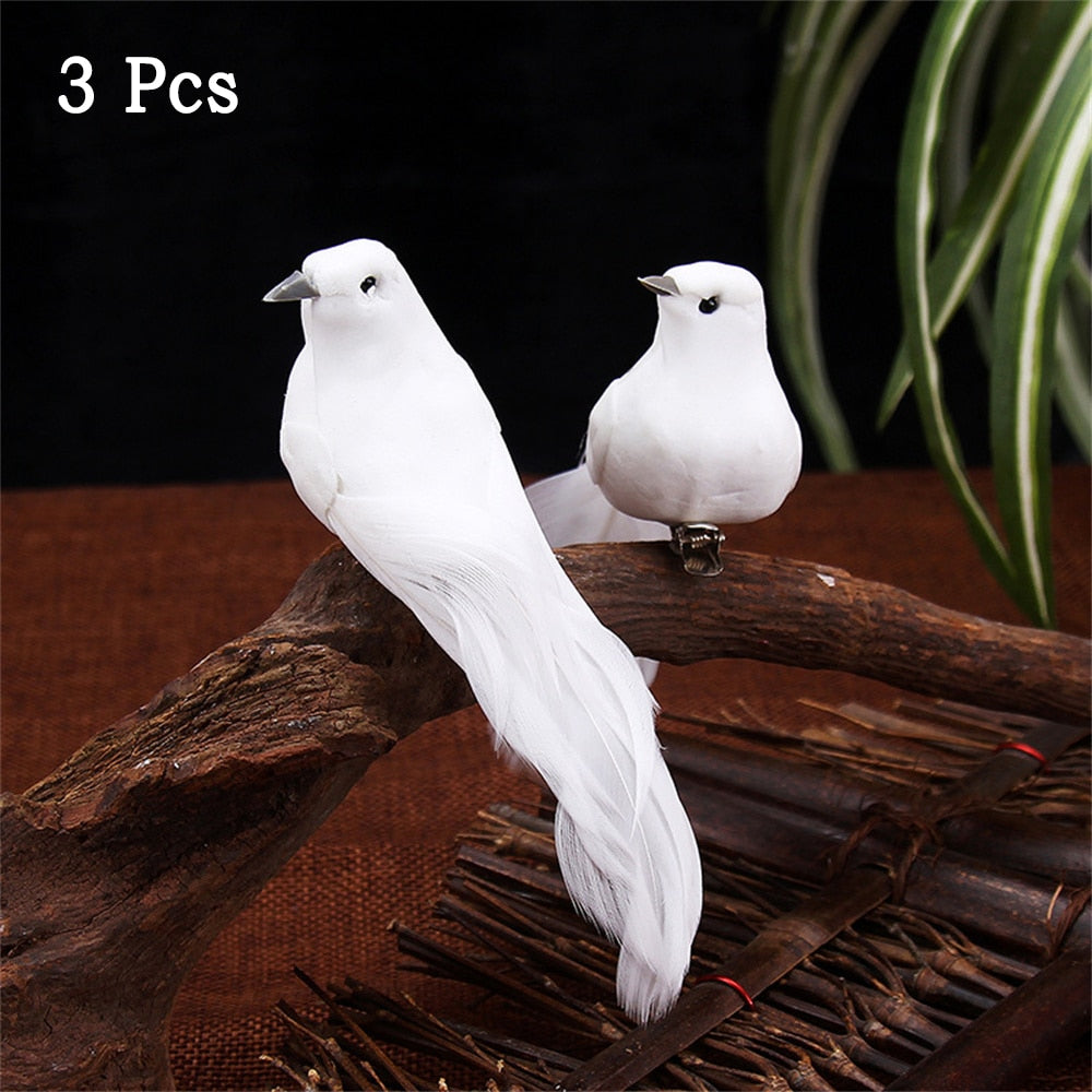 25cm Handmade Simulation Parrot Lawn Figurine