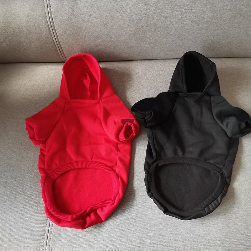 Fleece Warm Sweatshirt Hoodies For Dogs