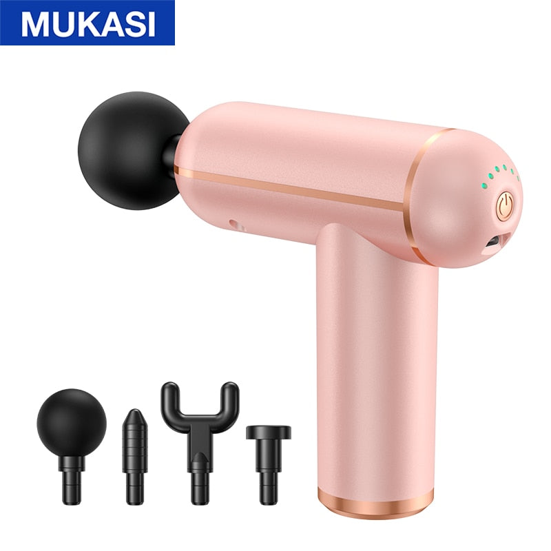 Portable Percussion Pistol Massager For Body Neck Deep Tissue Muscle