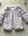 Faux Fur Winter  Elegant Thick Overcoat