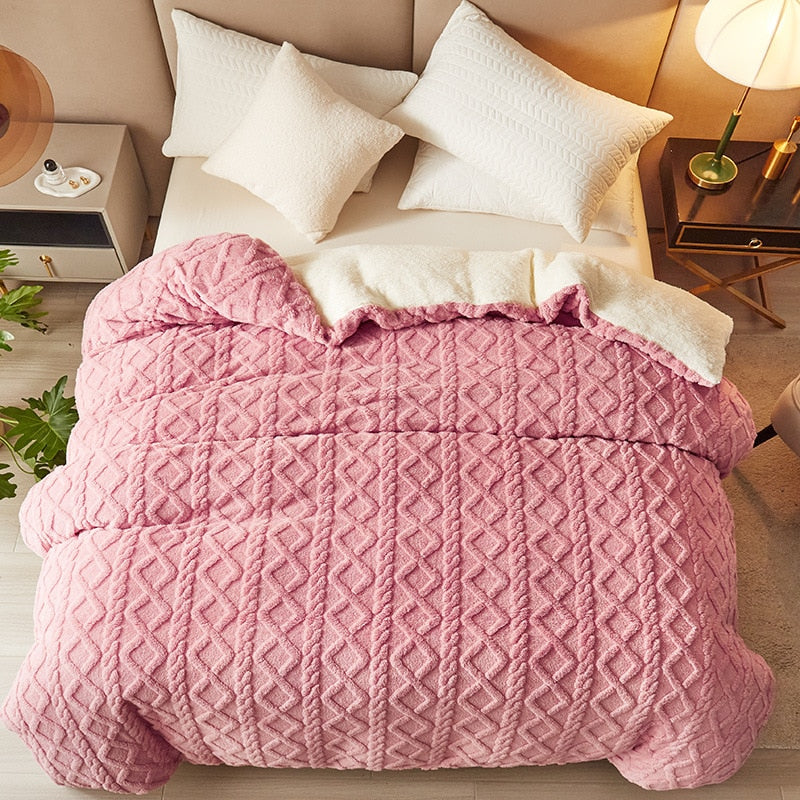 Double-sided Fleece Warmth Comforter