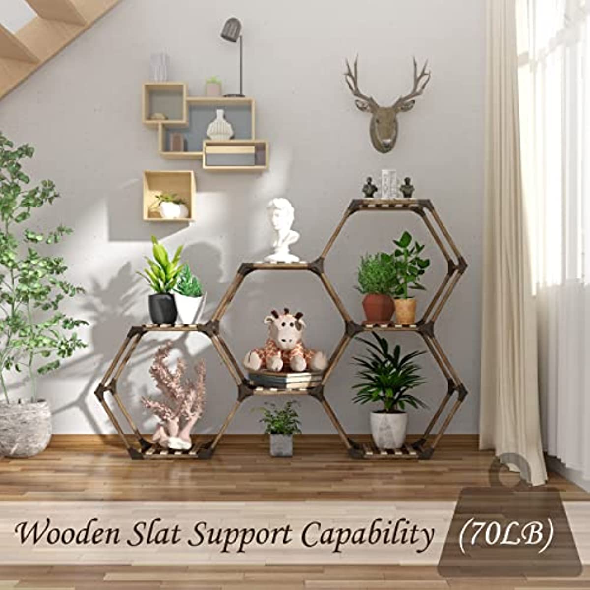 Hexagonal Plant Stand