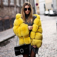 Load image into Gallery viewer, High Quality Warm Thick Hooded Fur Winter Coat
