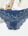 Low-Waist Female Embroidery Underwear