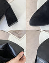 Knee High Suede Chelsea Boots
