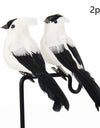 25cm Handmade Simulation Parrot Lawn Figurine