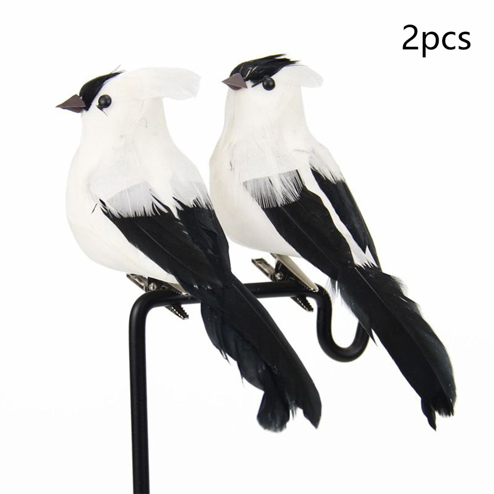 25cm Handmade Simulation Parrot Lawn Figurine