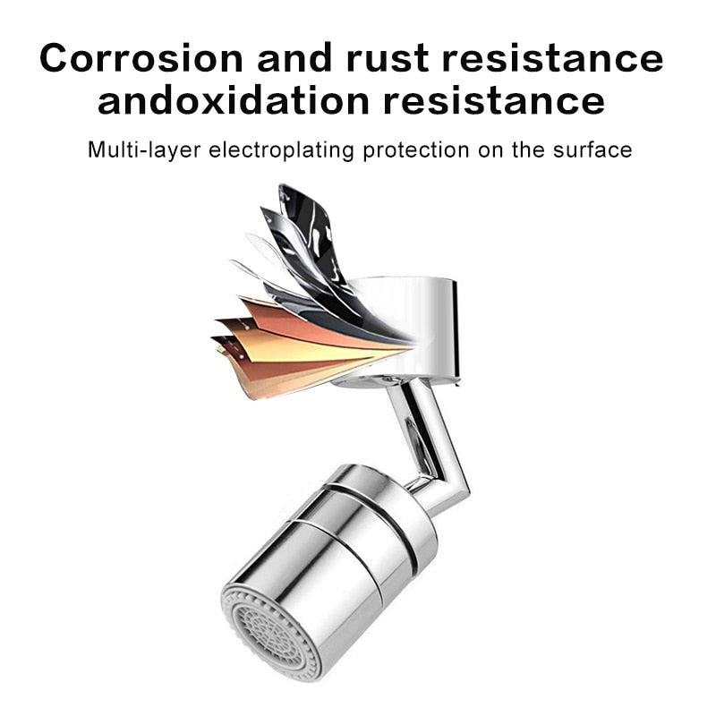 Universal Multifunctional 720 Rotatable Faucet Extender Sprayer