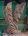 Knee High Boots Western Cowboy Boots