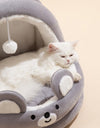 LARGE Indoor Warm Winter Cushion Bed/Cave for Cats