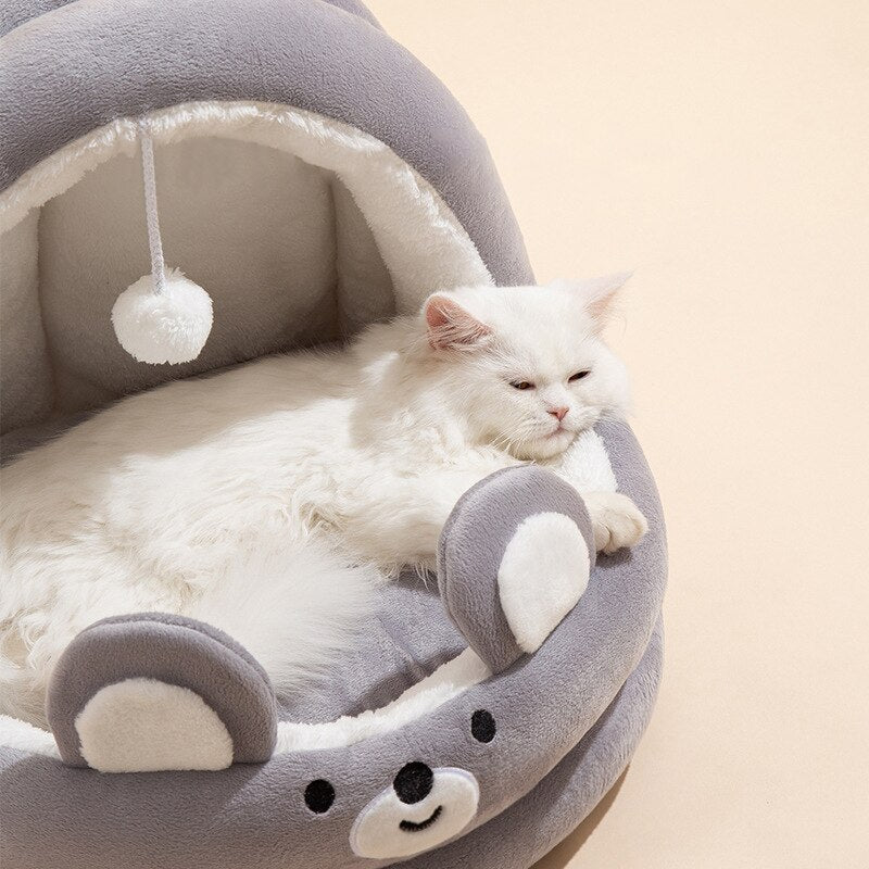 LARGE Indoor Warm Winter Cushion Bed/Cave for Cats