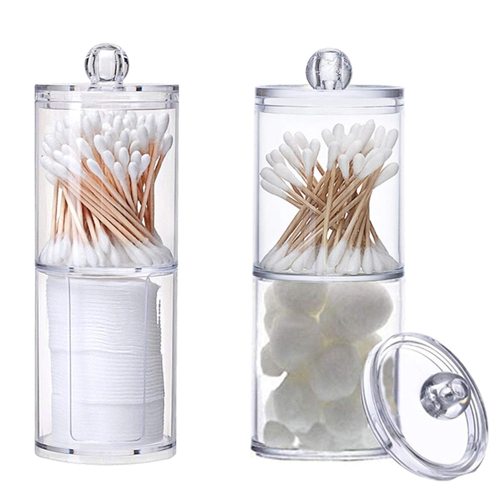 Acrylic Makeup Organizer/Cotton Pad Organizer/Bathroom Storage Box