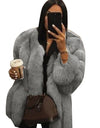 High Quality Elegant Thick Warm Fur Coat