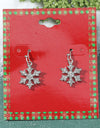Fashion Green Red Color Star Ball Christmas Earring Women