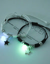 Luminous Cat/Star/Key & Heart Bracelet With Adjustable Rope