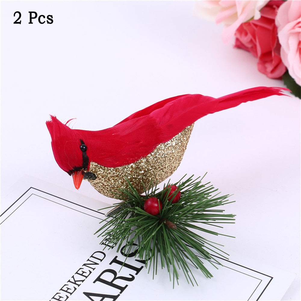25cm Handmade Simulation Parrot Lawn Figurine