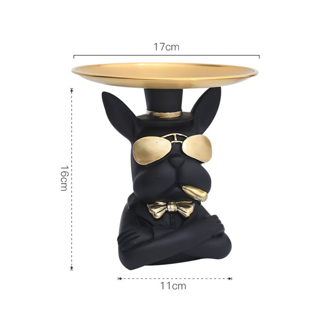 Nordic French Bulldog Sculpture Dog Statue