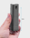 2 In 1 Phone Screen Cleaner Spray  And Dust Removal Microfiber Cloth Set